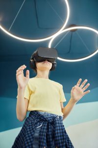 Augmented Reality AR, VR Virtual Reality, Simulation