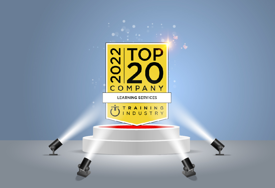 Training Industry’s maiden list of Top 20 Learning Services Companies for 2022